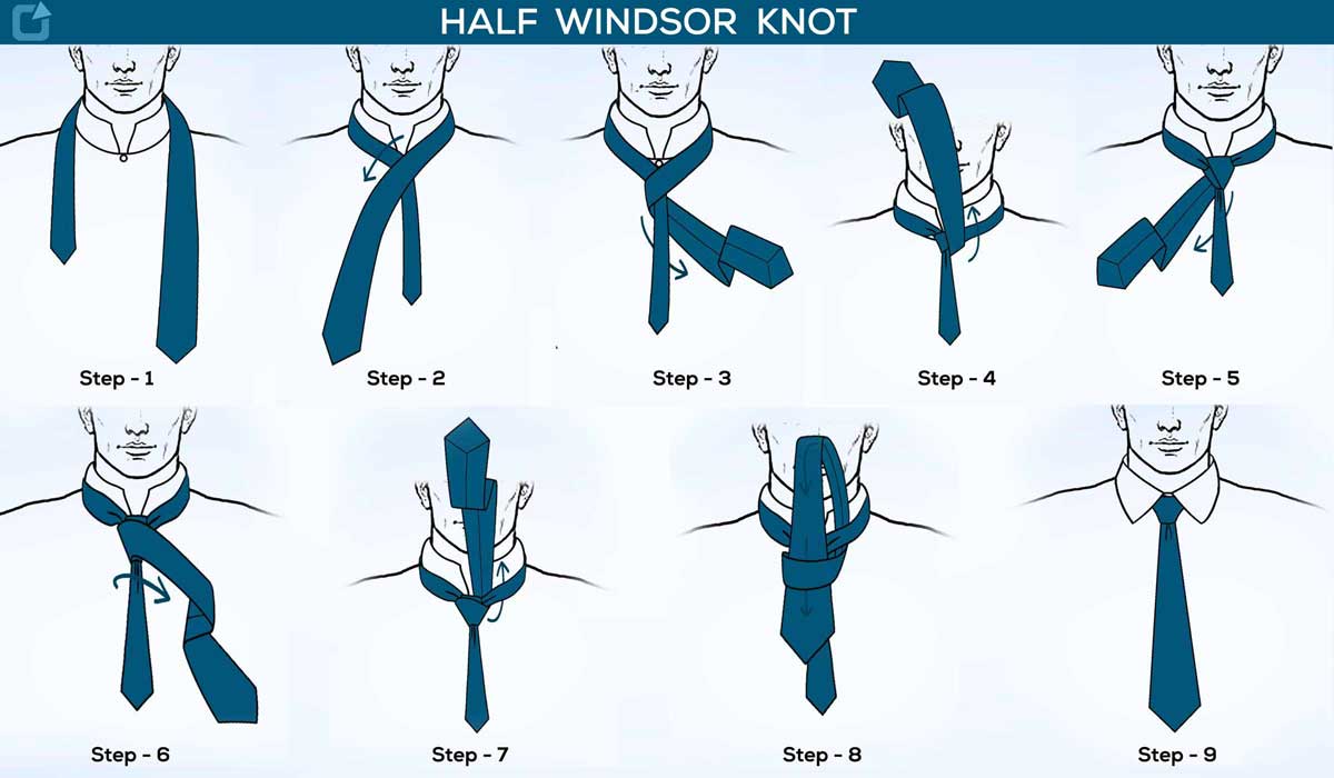 half windsor knot