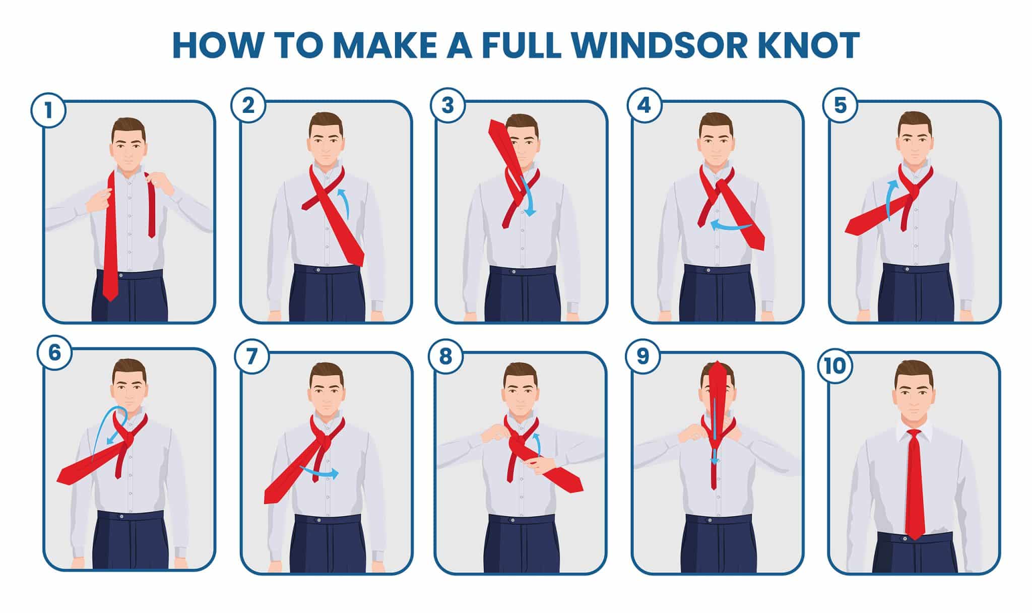 Full - Half Windsor Knot