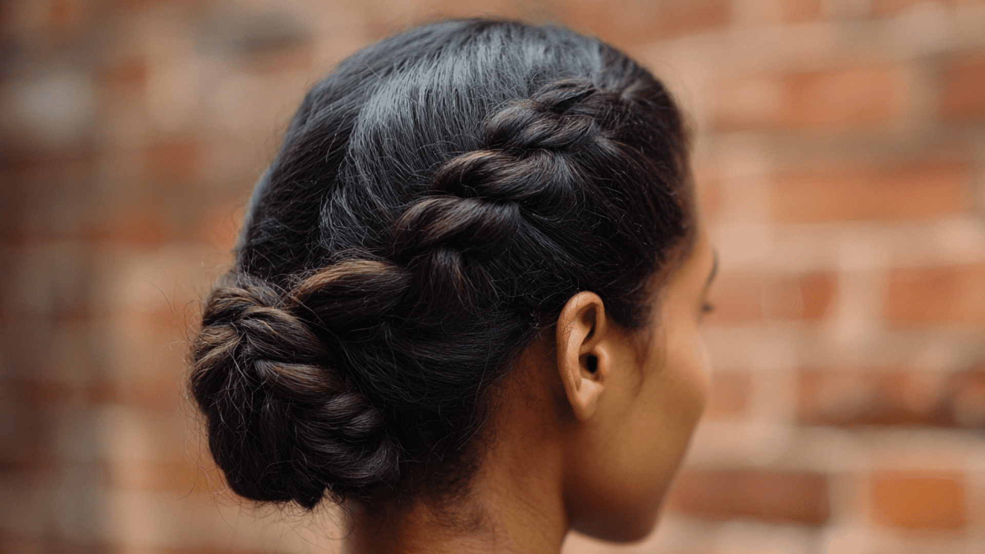 low braided bun