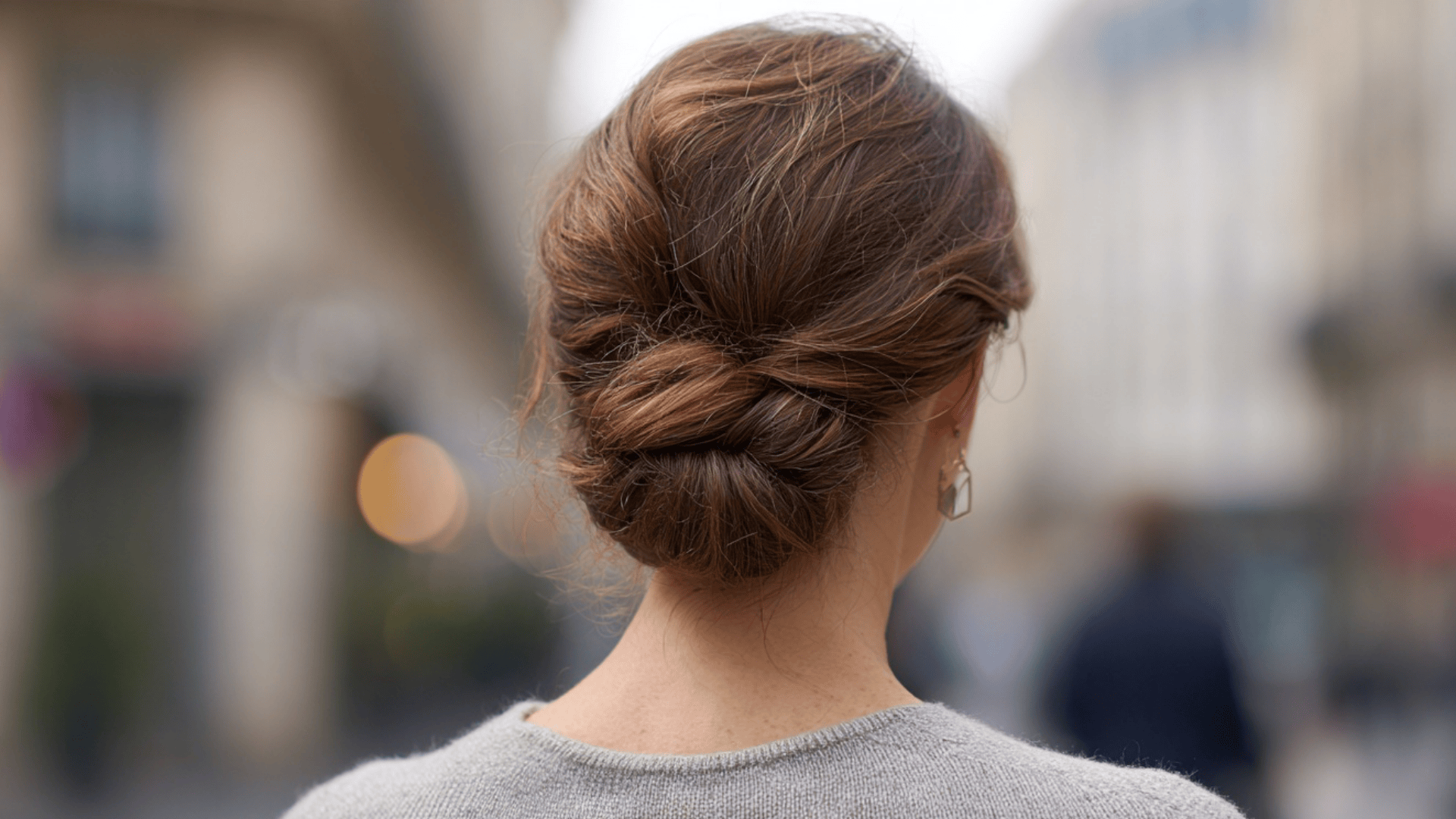low chignon bun