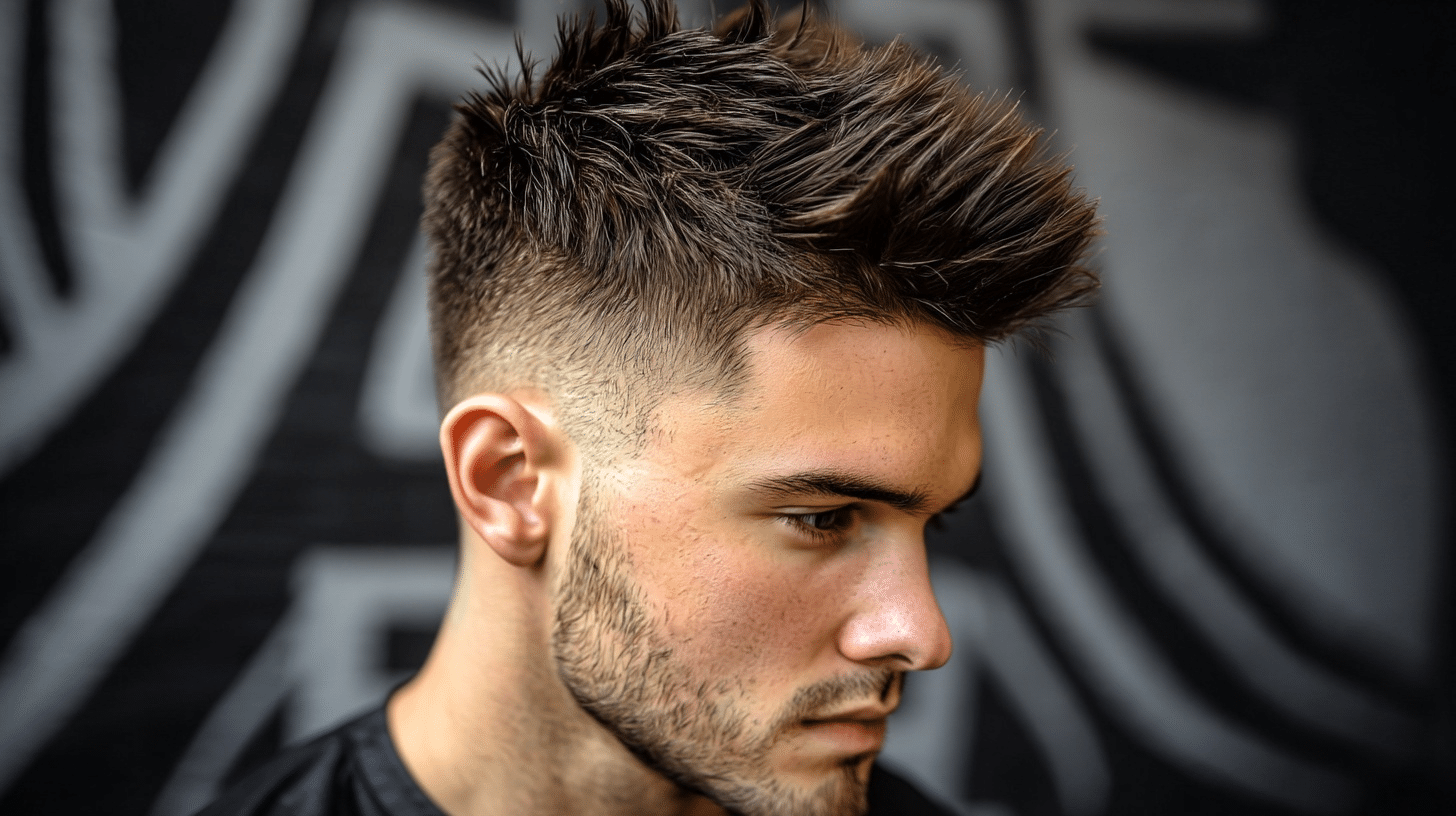 mid fade haircut