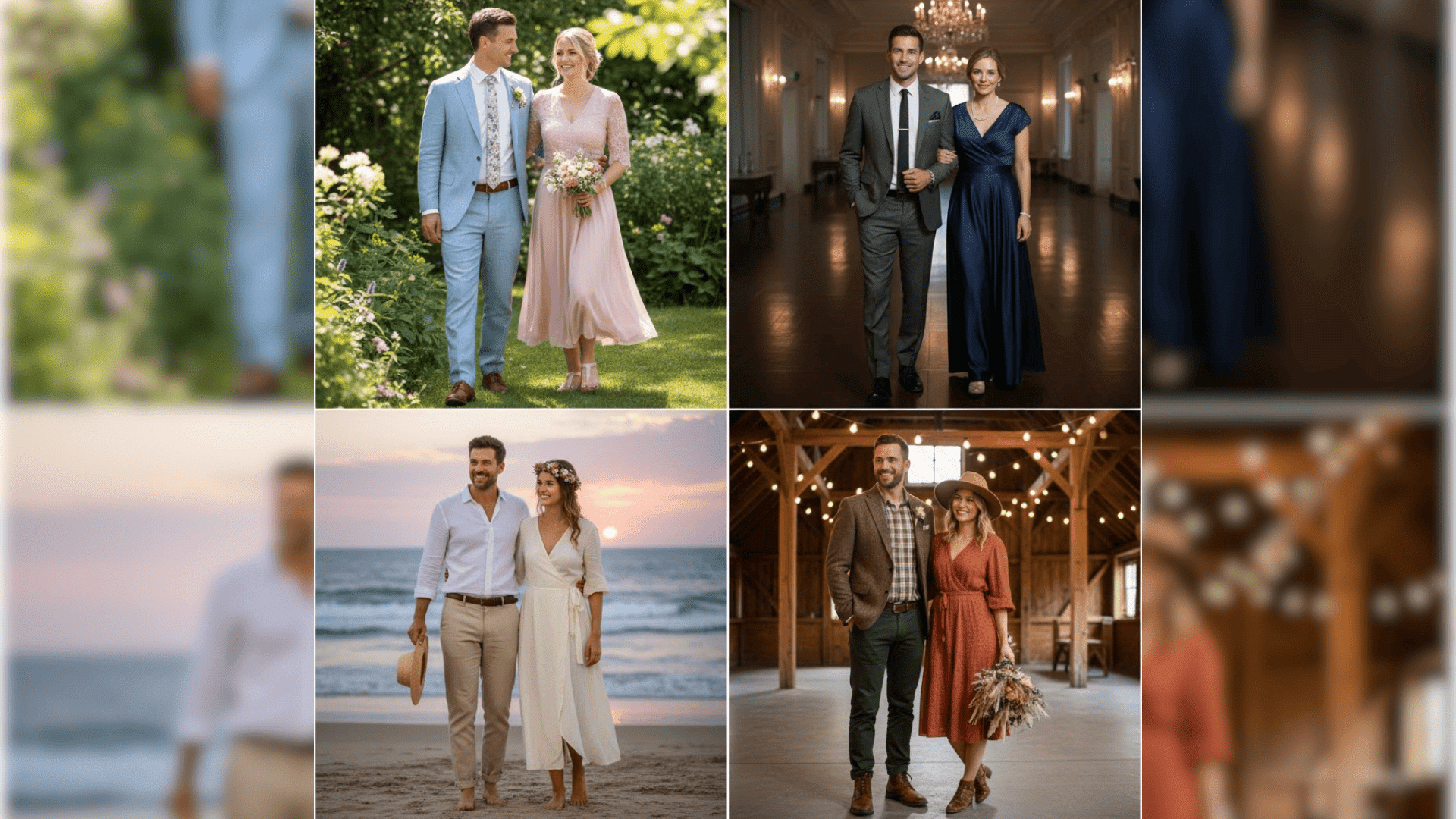 seasonal and venue considerations semi formal wedding attire