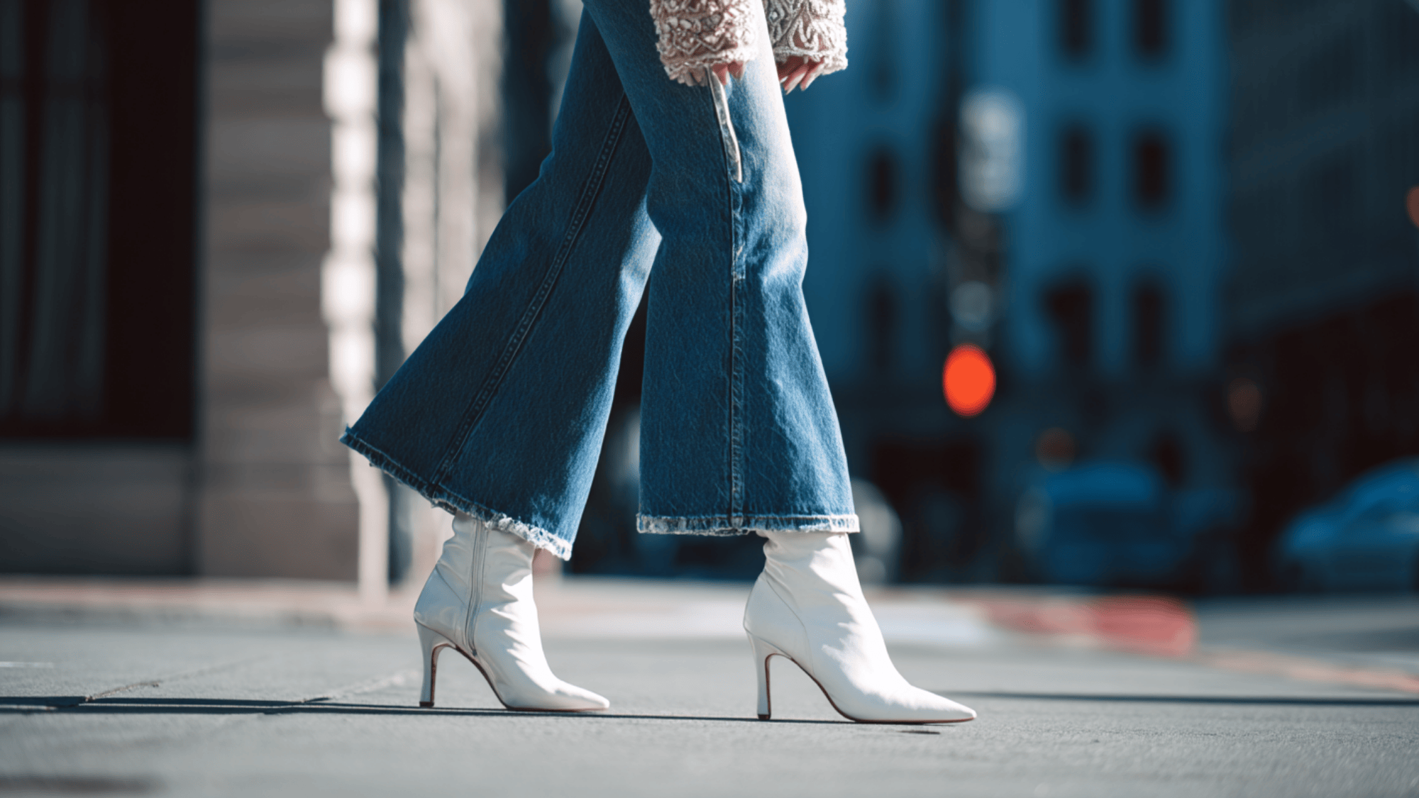 shoes to wear with flare jeans