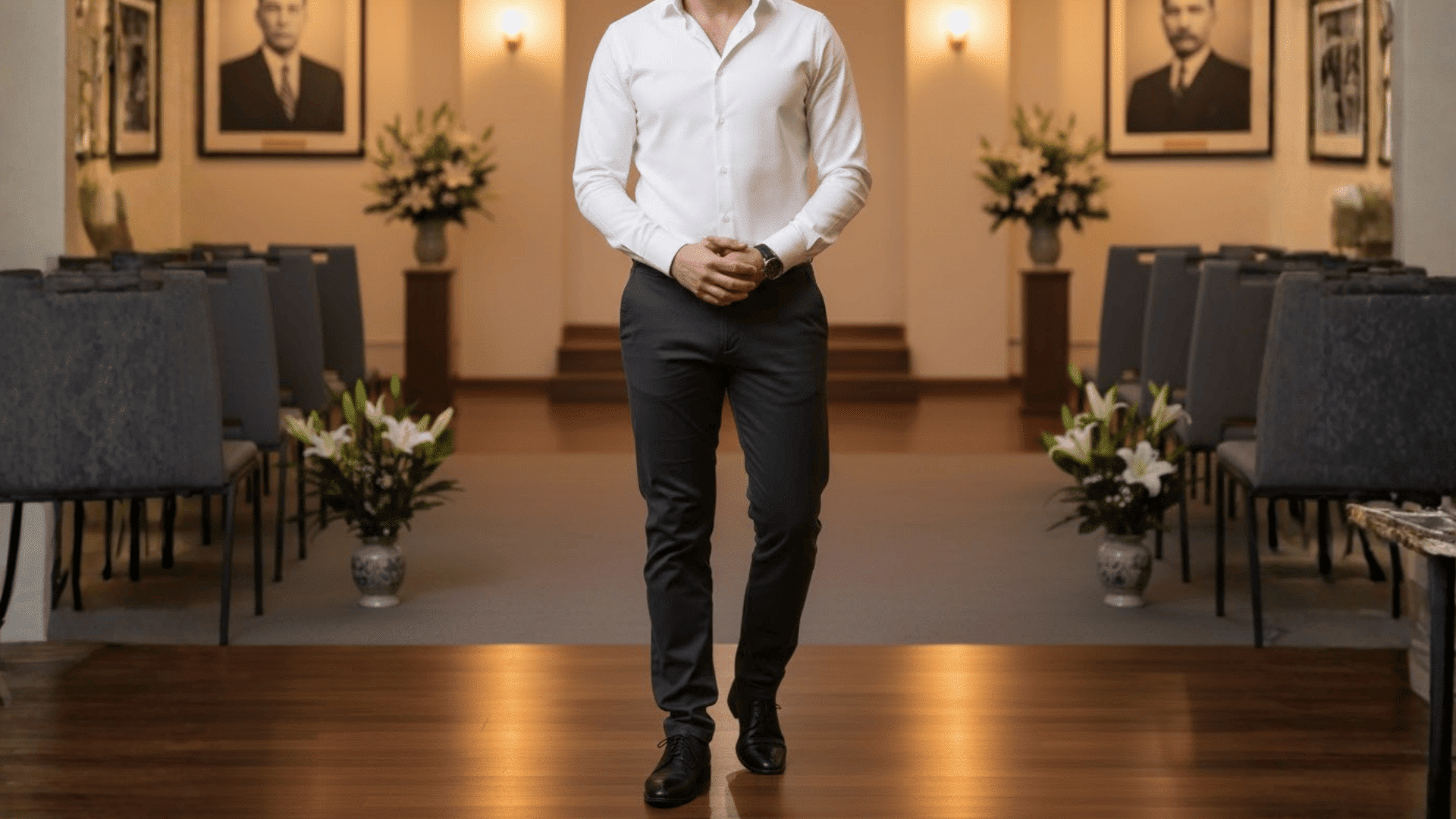 simple and respectful minimalist look