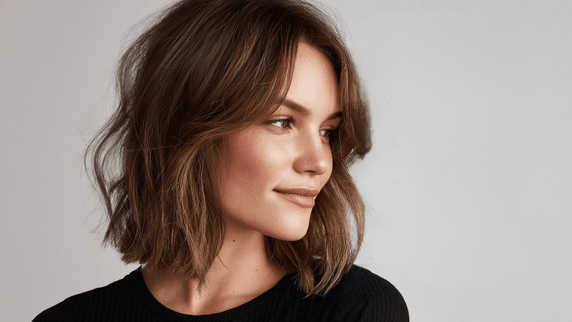 textured collarbone cut