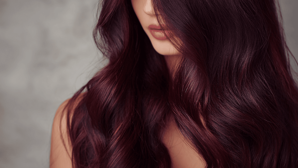 types of burgundy haircolor