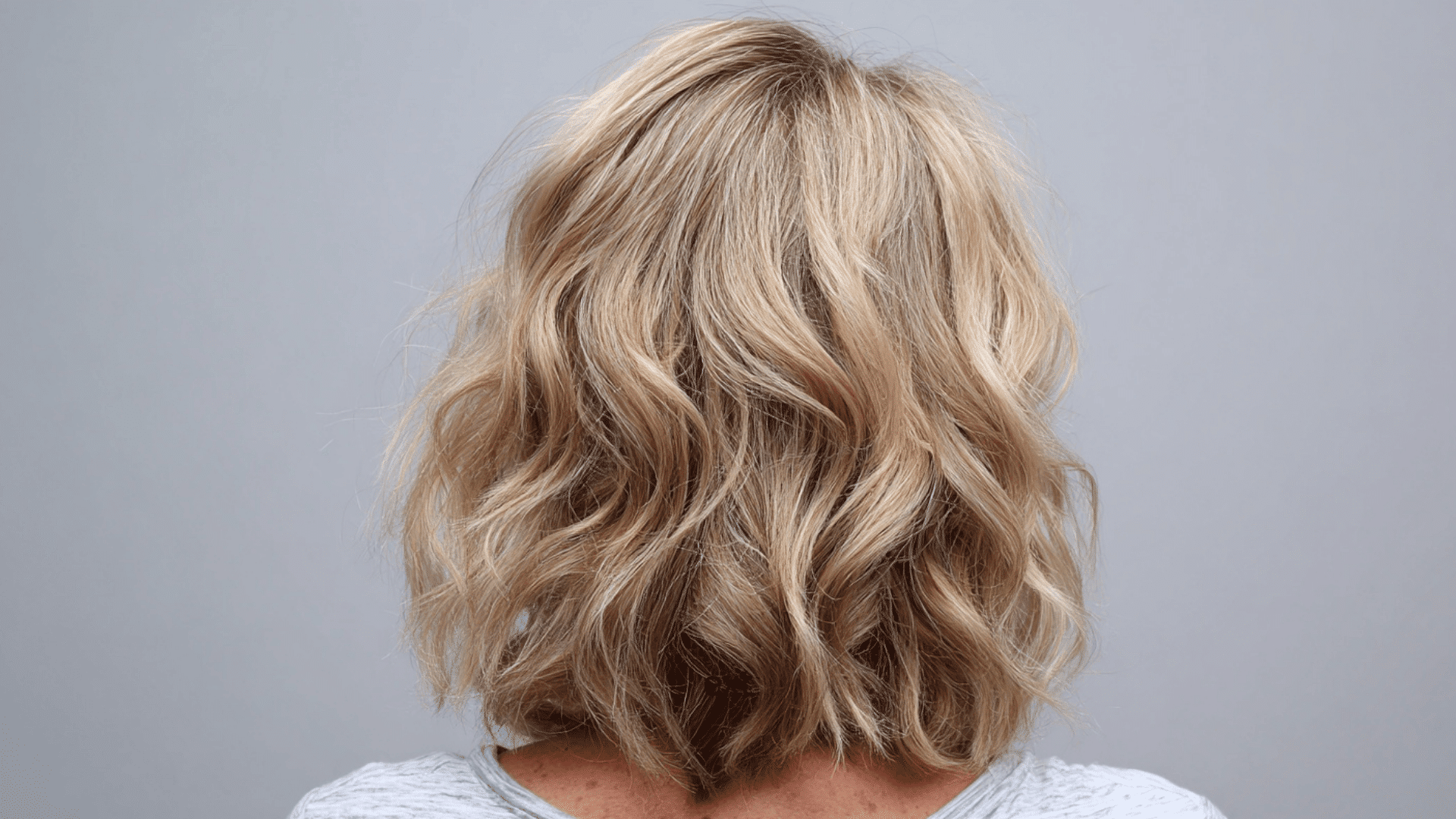 wavy lob with beach layers