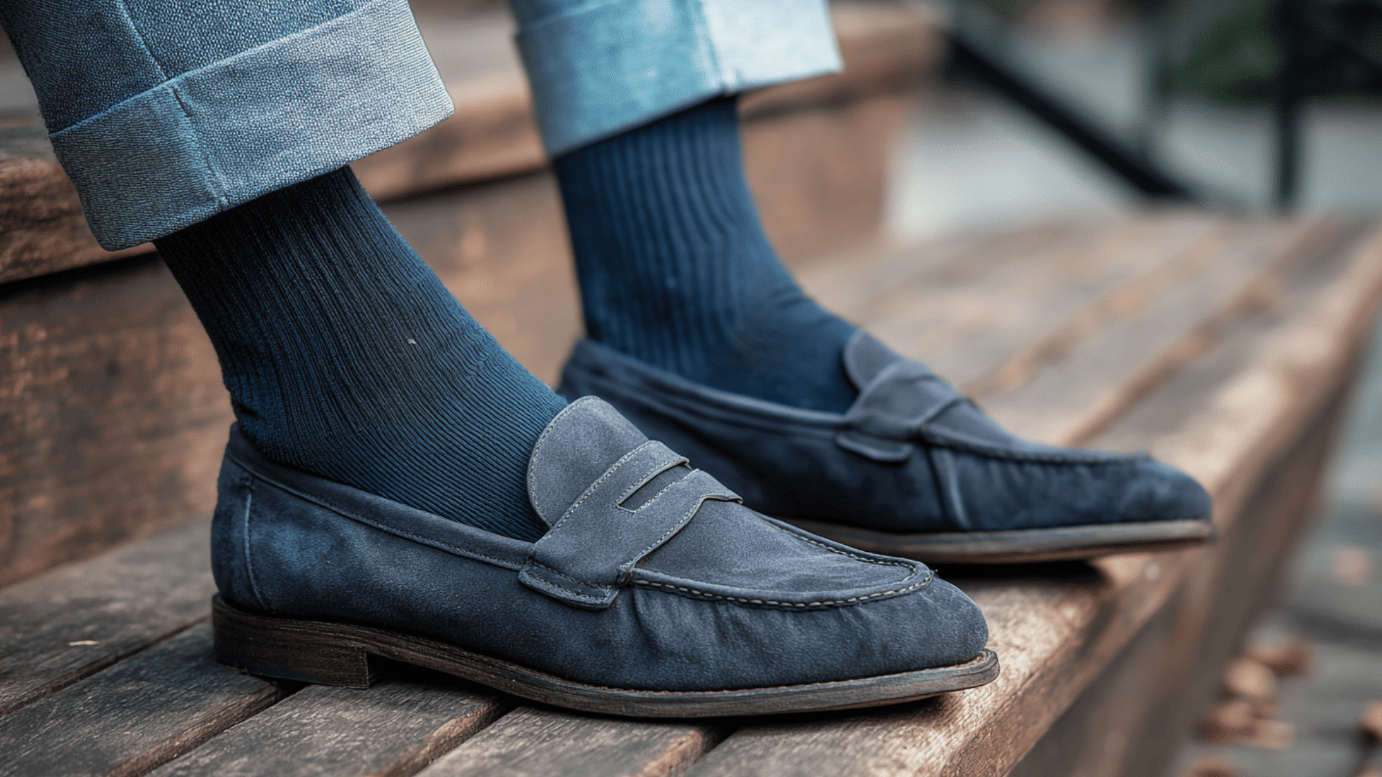what socks to wear with loafers (3)
