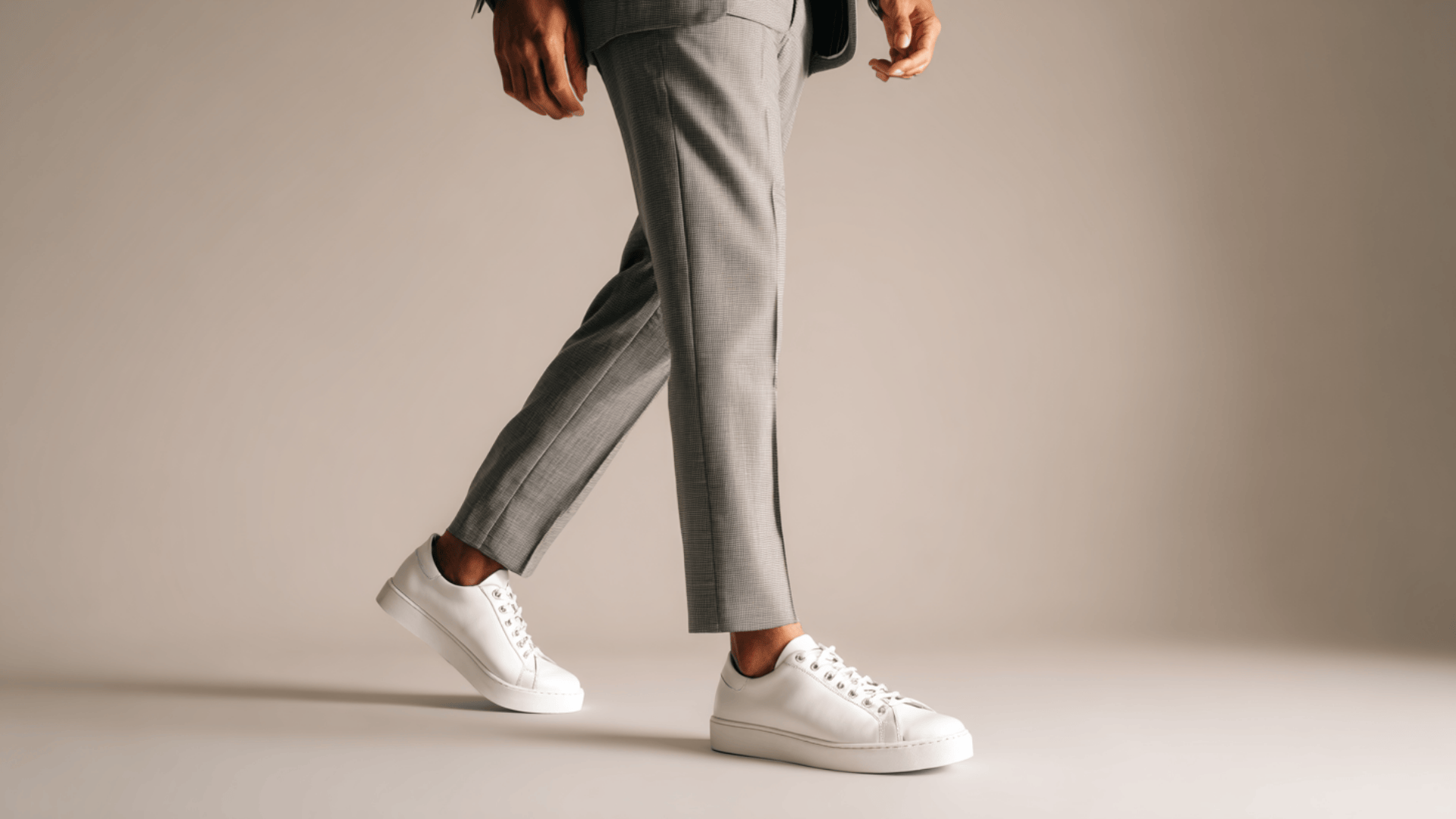Adjust the Trouser Length to Show the Shoes