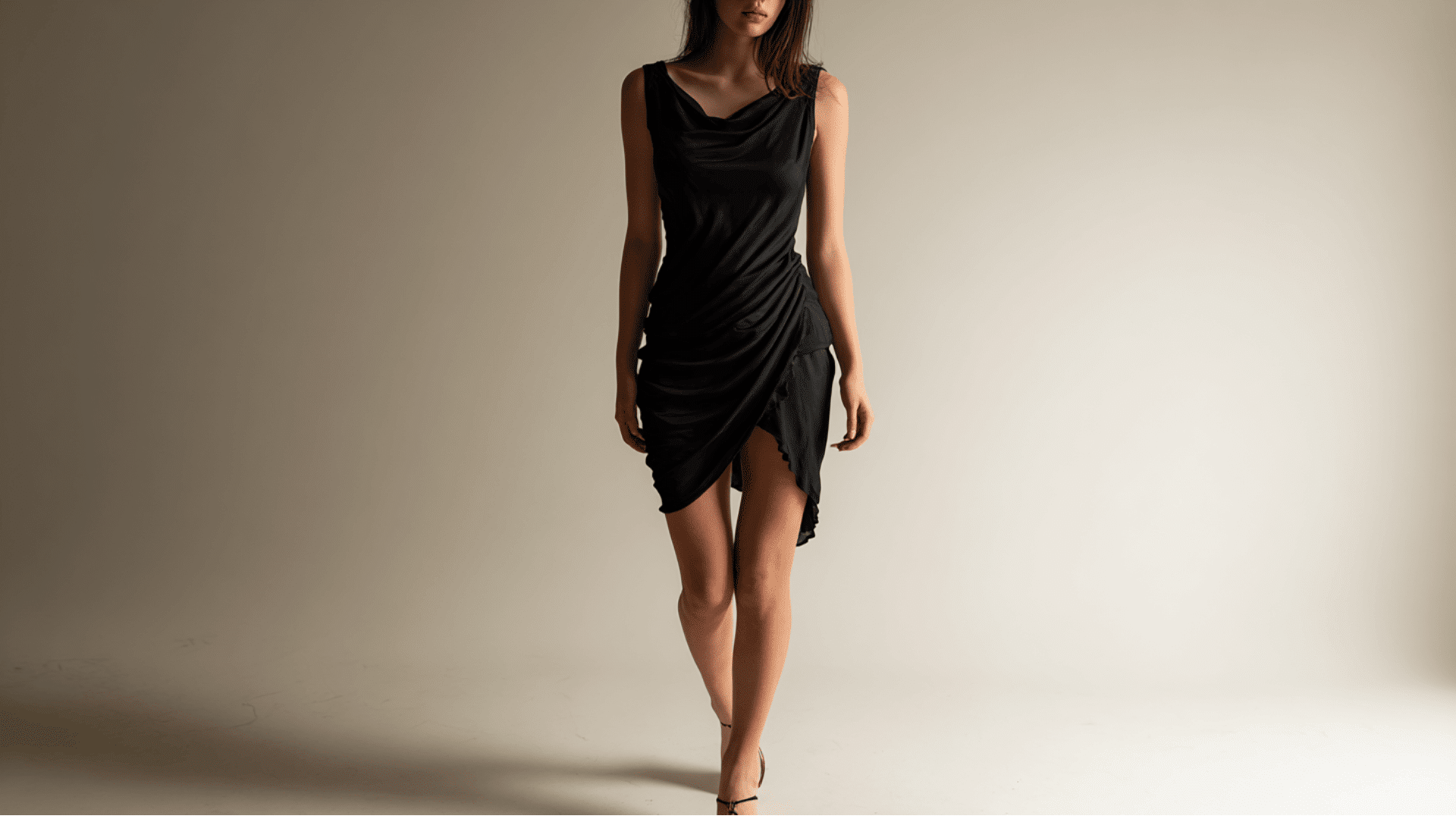 Asymmetrical dress