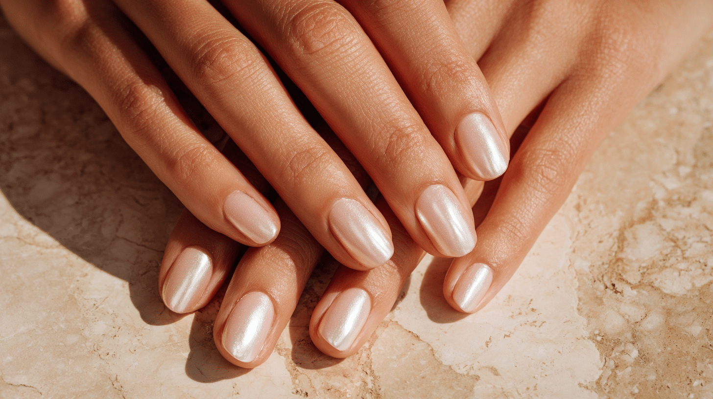 Chrome Accent on Accent Nail