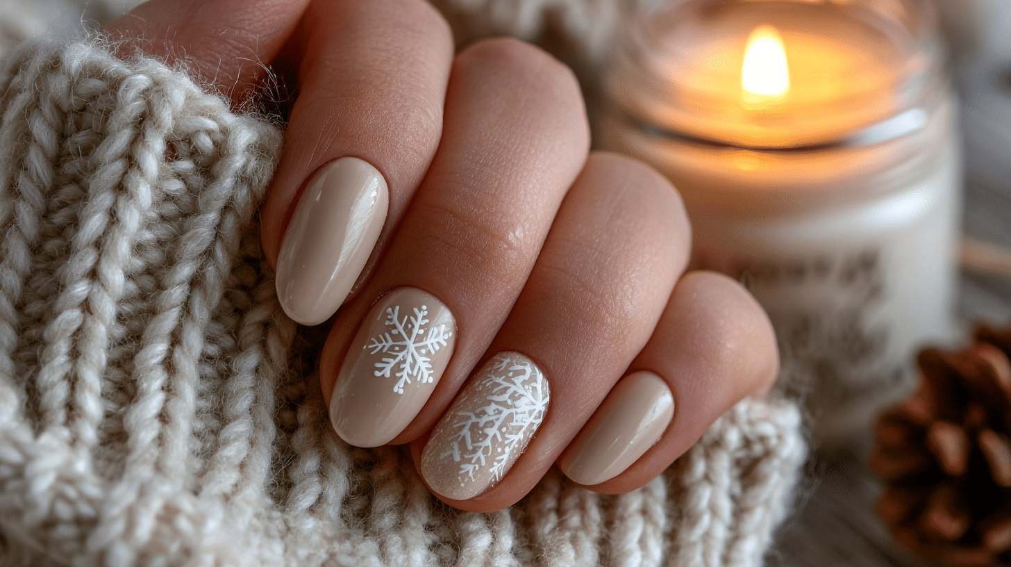 Classy winter nails