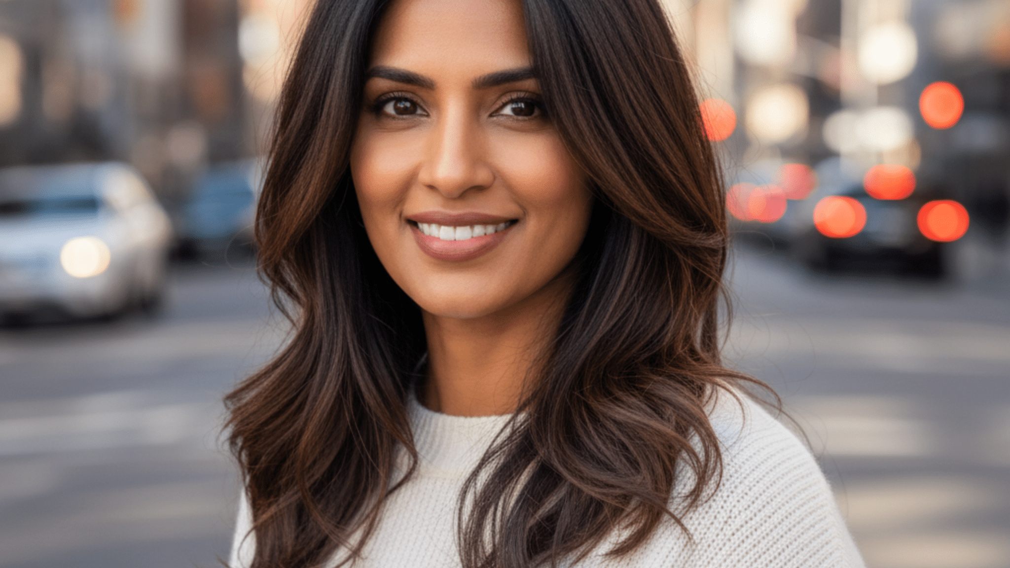 Long layers with face framing pieces