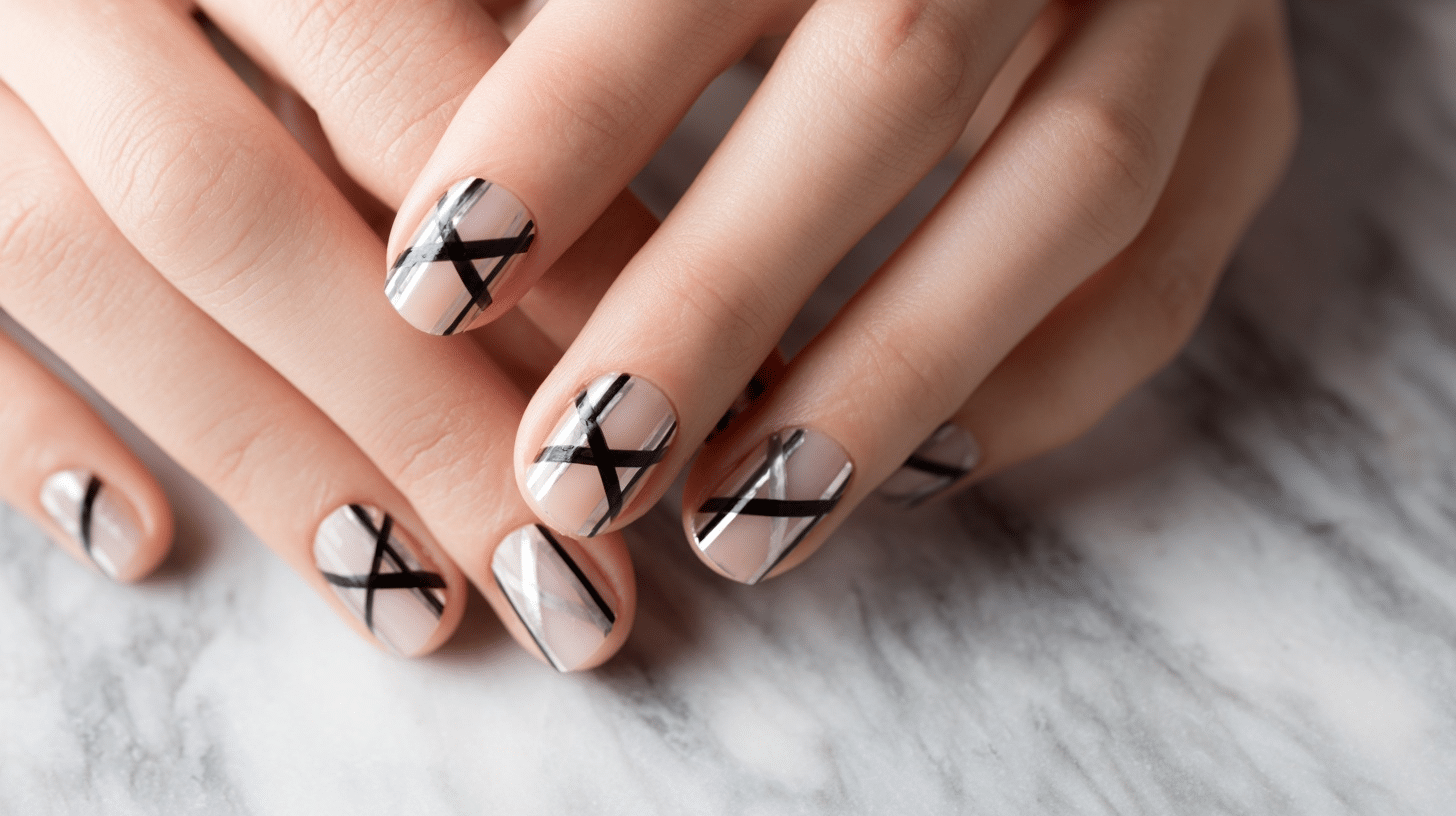 Negative Space Geometric Lines