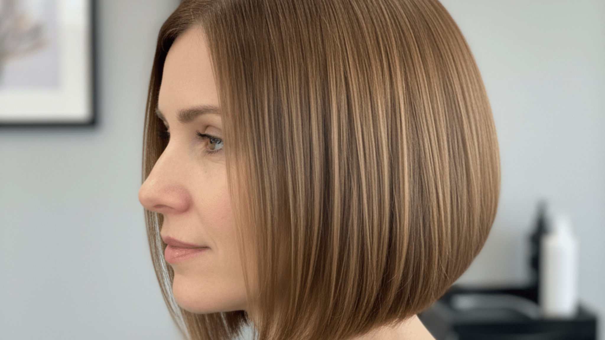 Stackedgraduated bob with soft layers