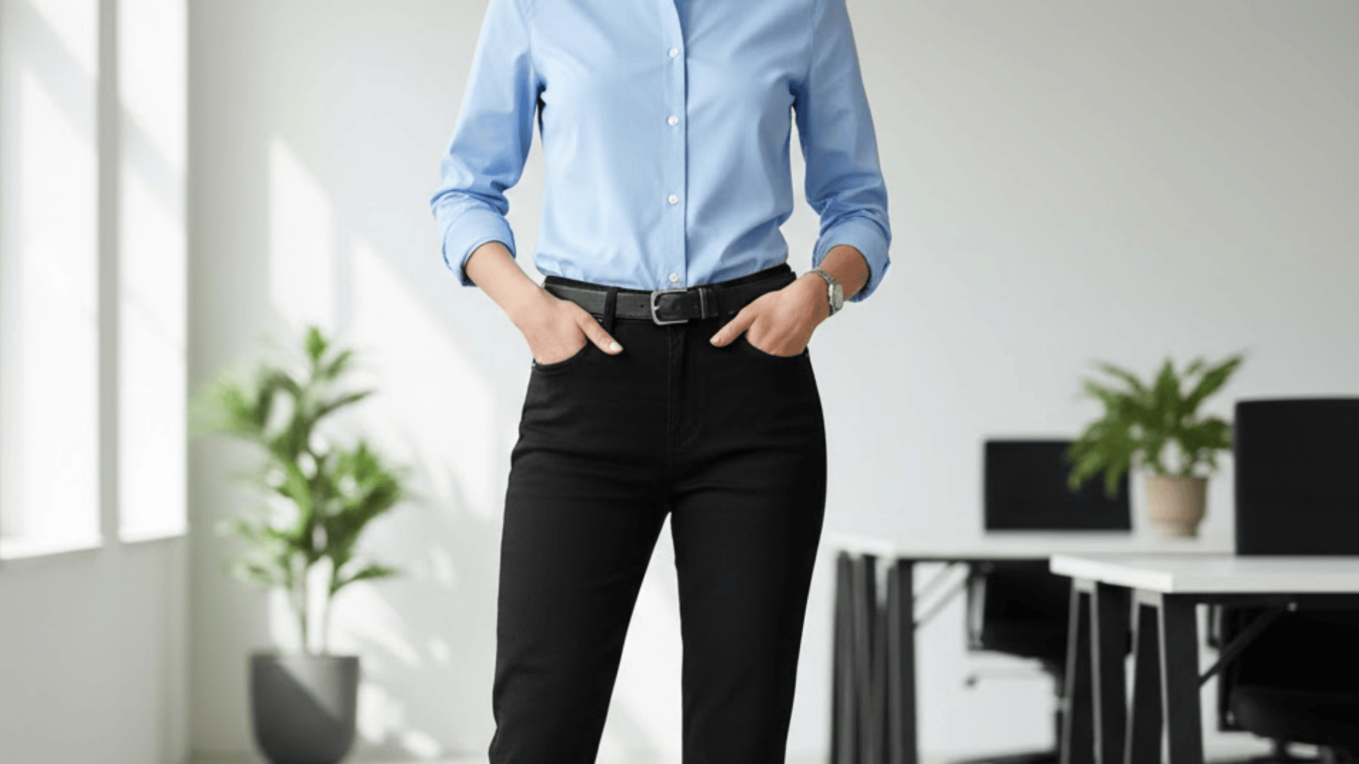 The Button-Down-and-Belt Formula