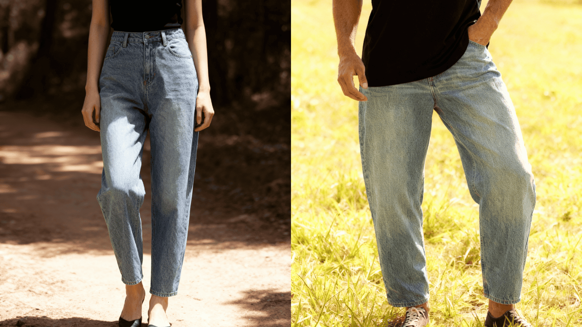 barrel or balloon jeans