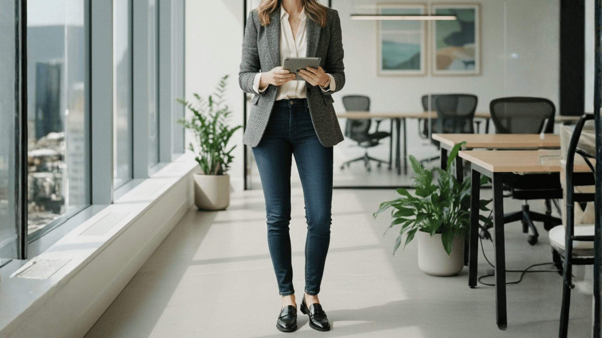 can you wear jeans in a business casual office