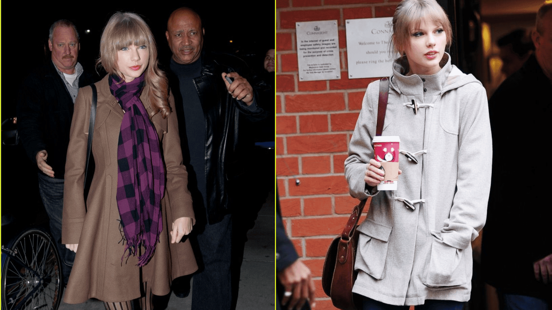 neutral coat with autumn accessories