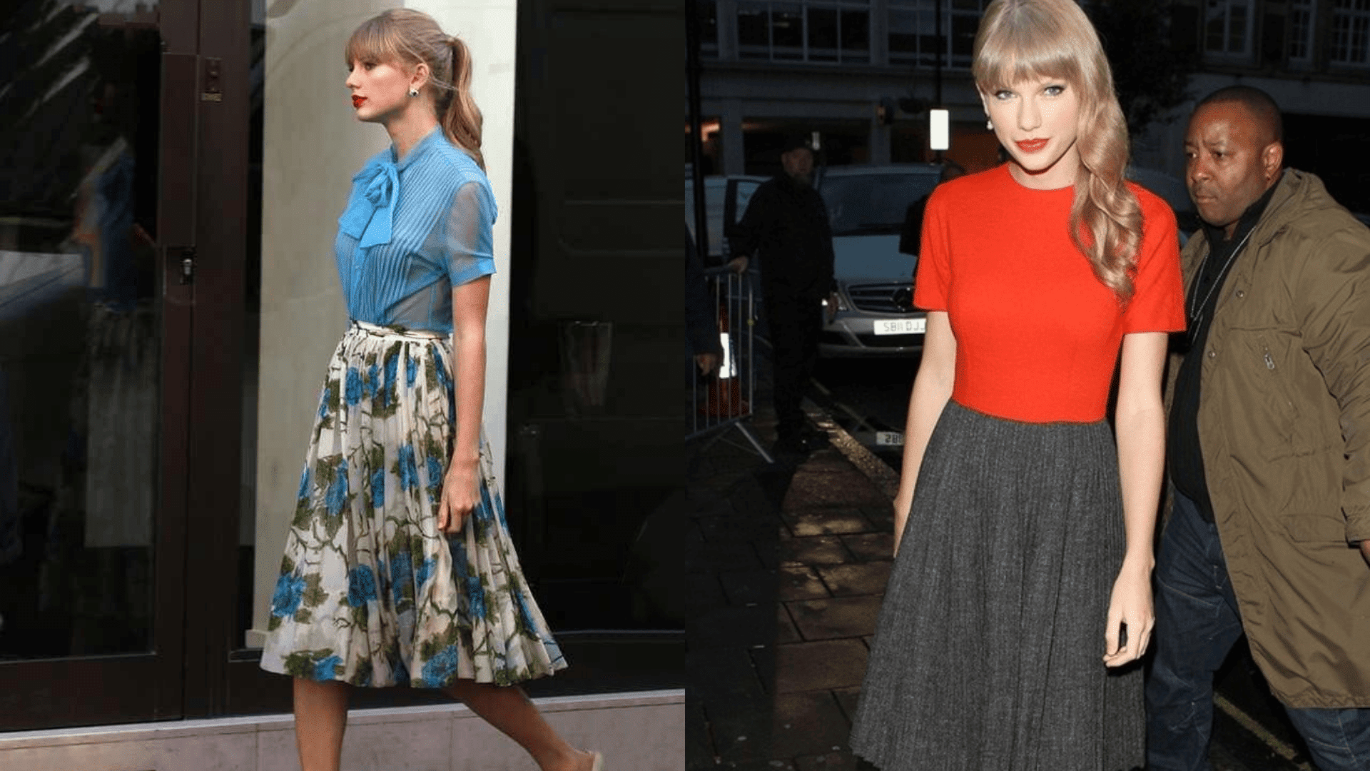 schoolgirl inspired skirt and top combo