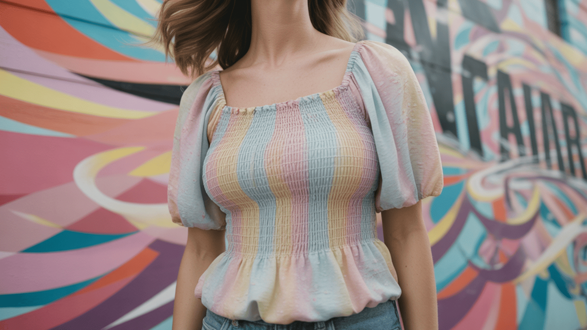 smocked top