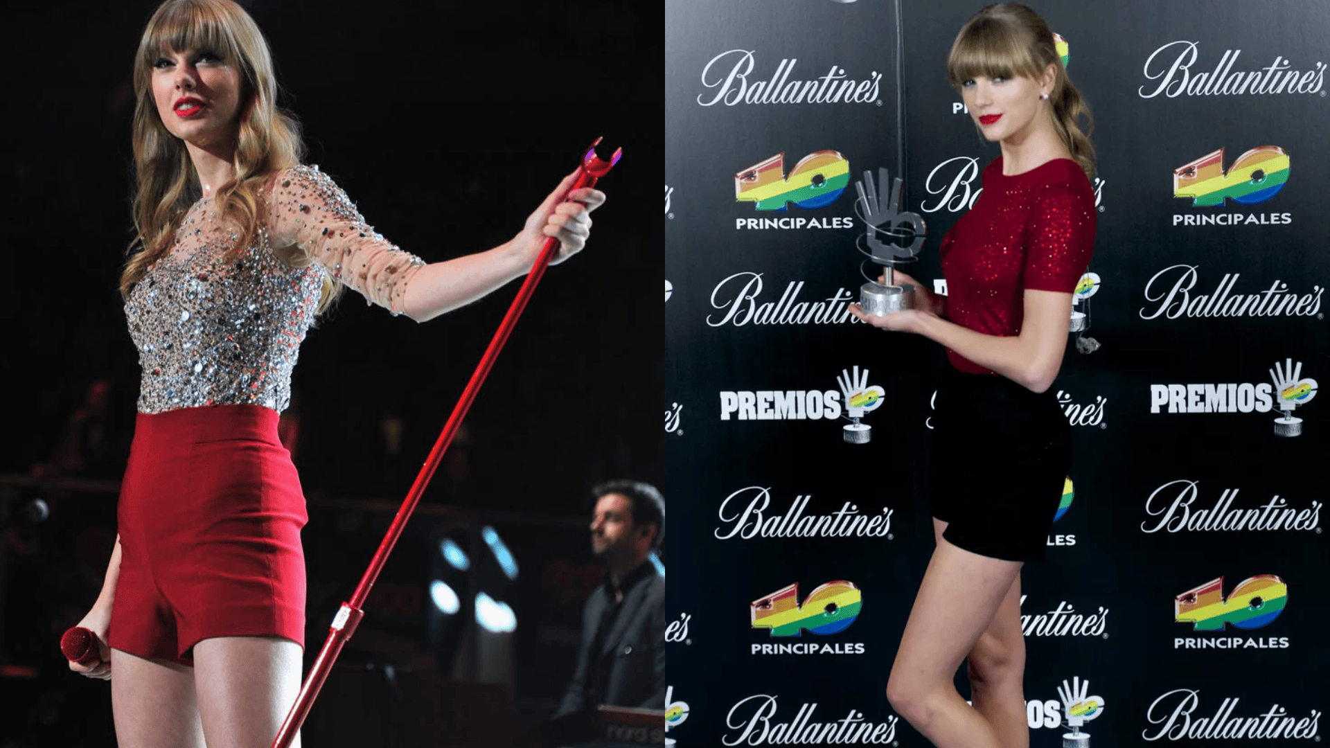 sparkle heavy concert top and shorts