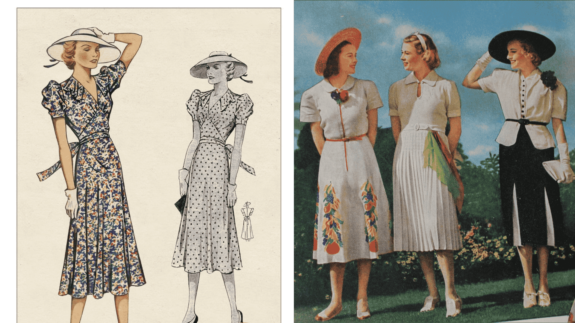 tea dresses and afternoon wear