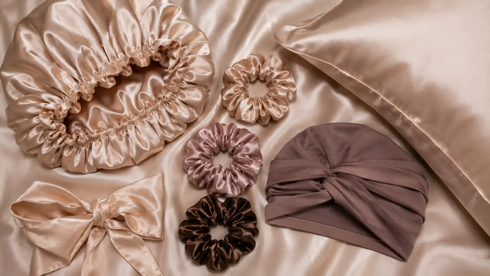 Sleep accessories for protecting hair overnight