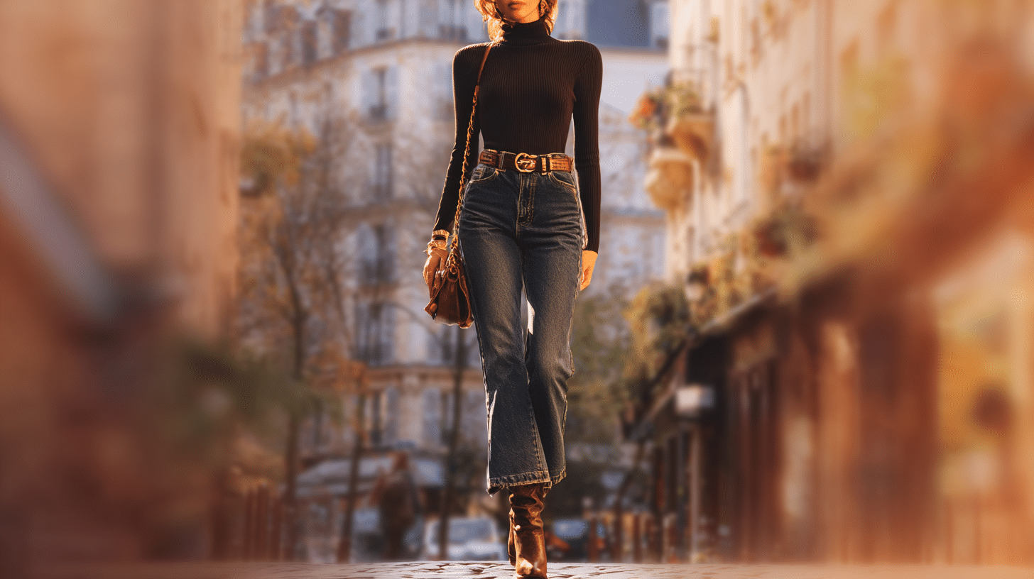 Sock Boots with Flare Jeans