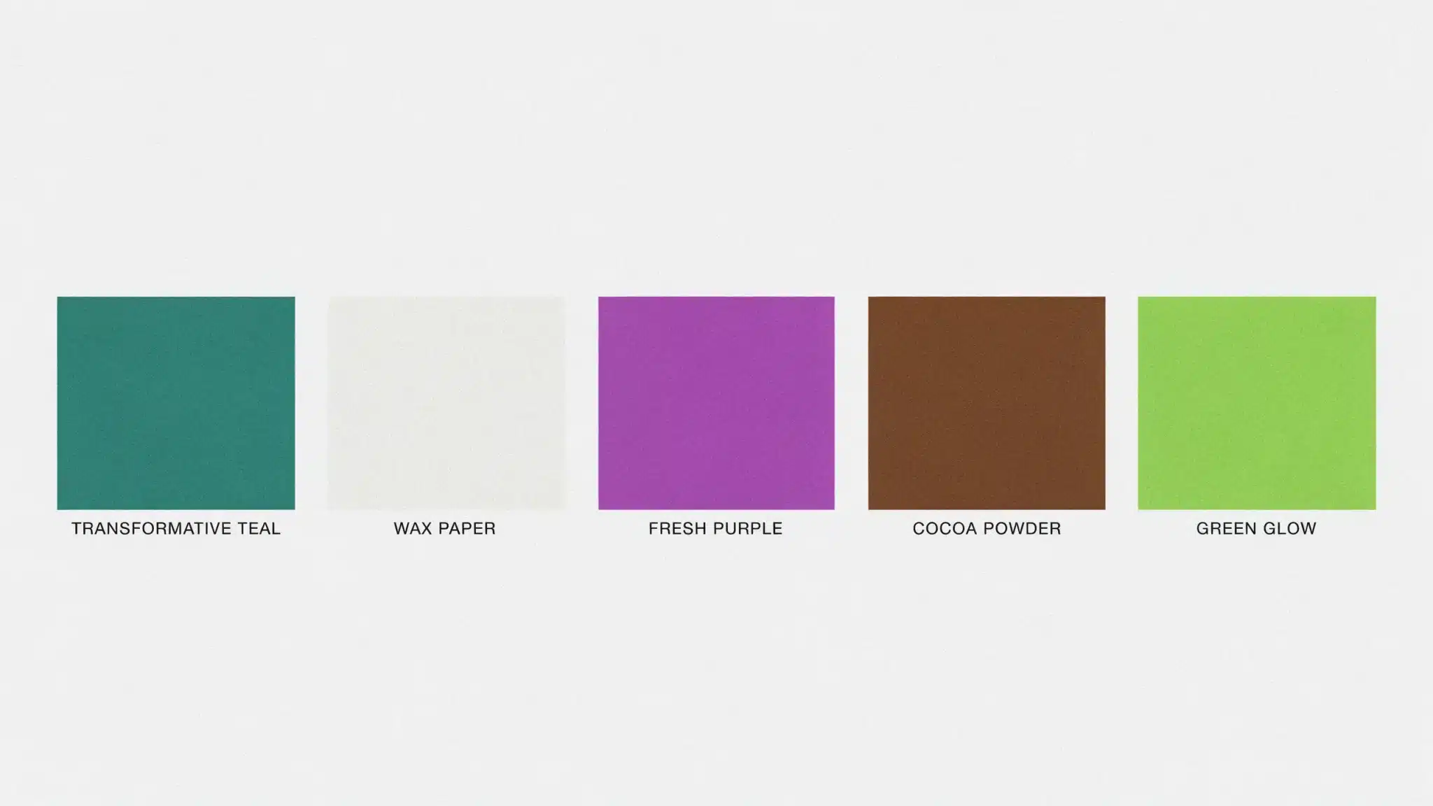 Fall/Winter 2026 color palette displayed with seasonal swatches.