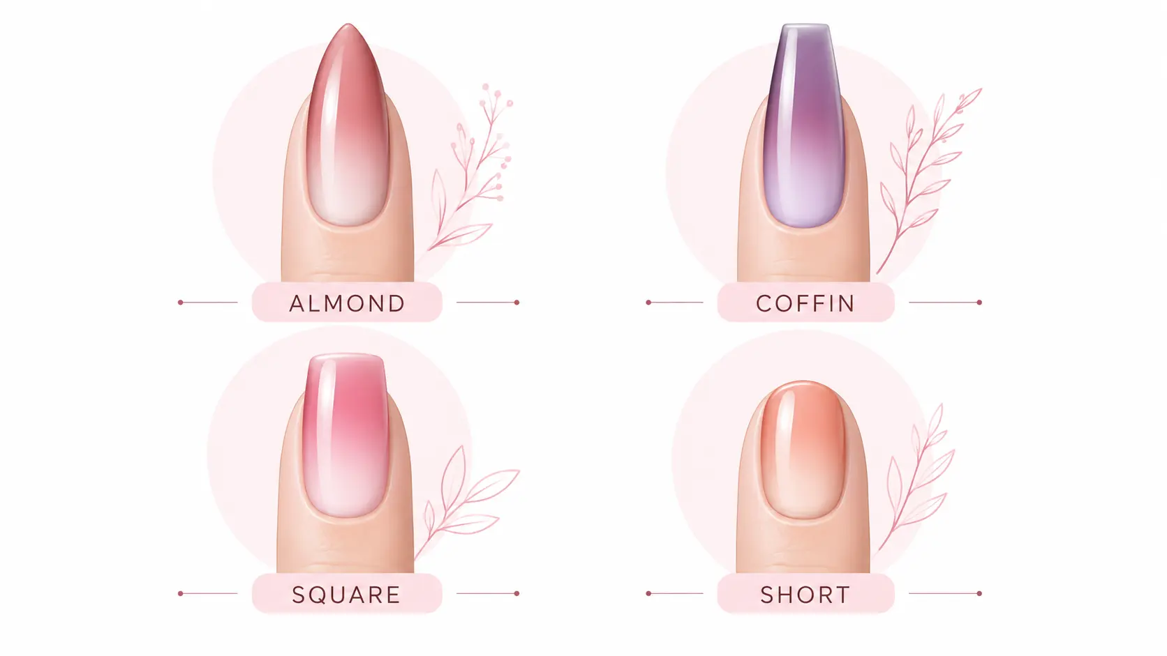 Aura-inspired ombre nails with glowing pastel gradients